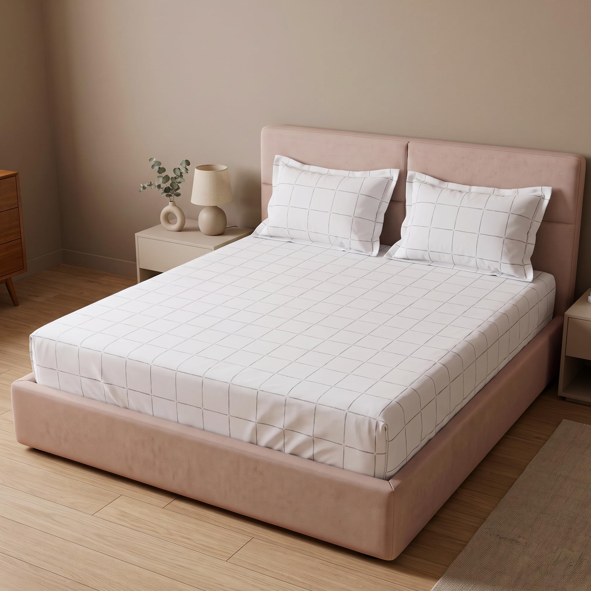 SleepyCat Percale Fitted Sheet - King Size -32