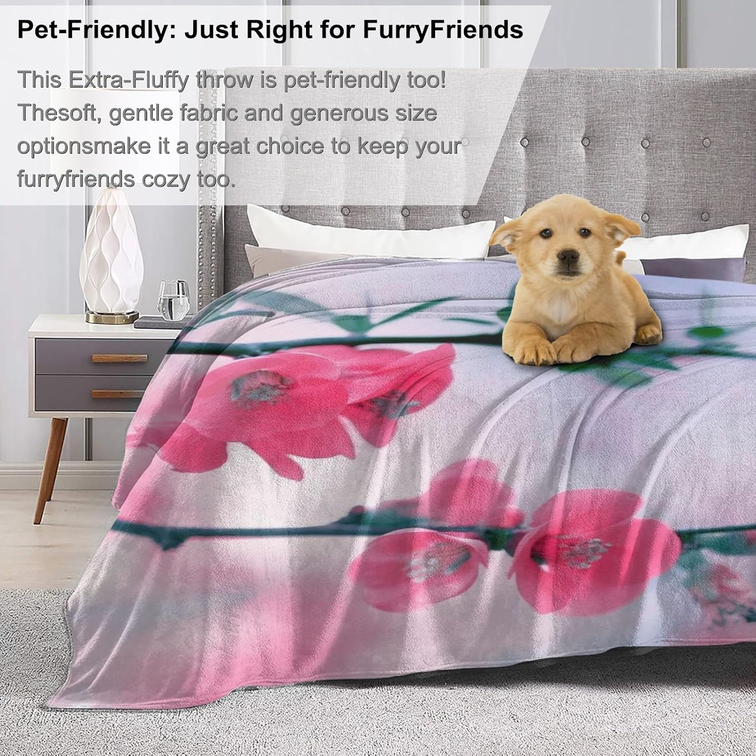 Aesthetic Donkey Throw Blanket - Ultra Soft, Cozy, Lightweight Plush Flannel Blanket for Women Men - Anti-Pilling Warm Fleece Blanket for Sofa, Bed, Travel - Unisex Gift - 50×60 inches - Image 6