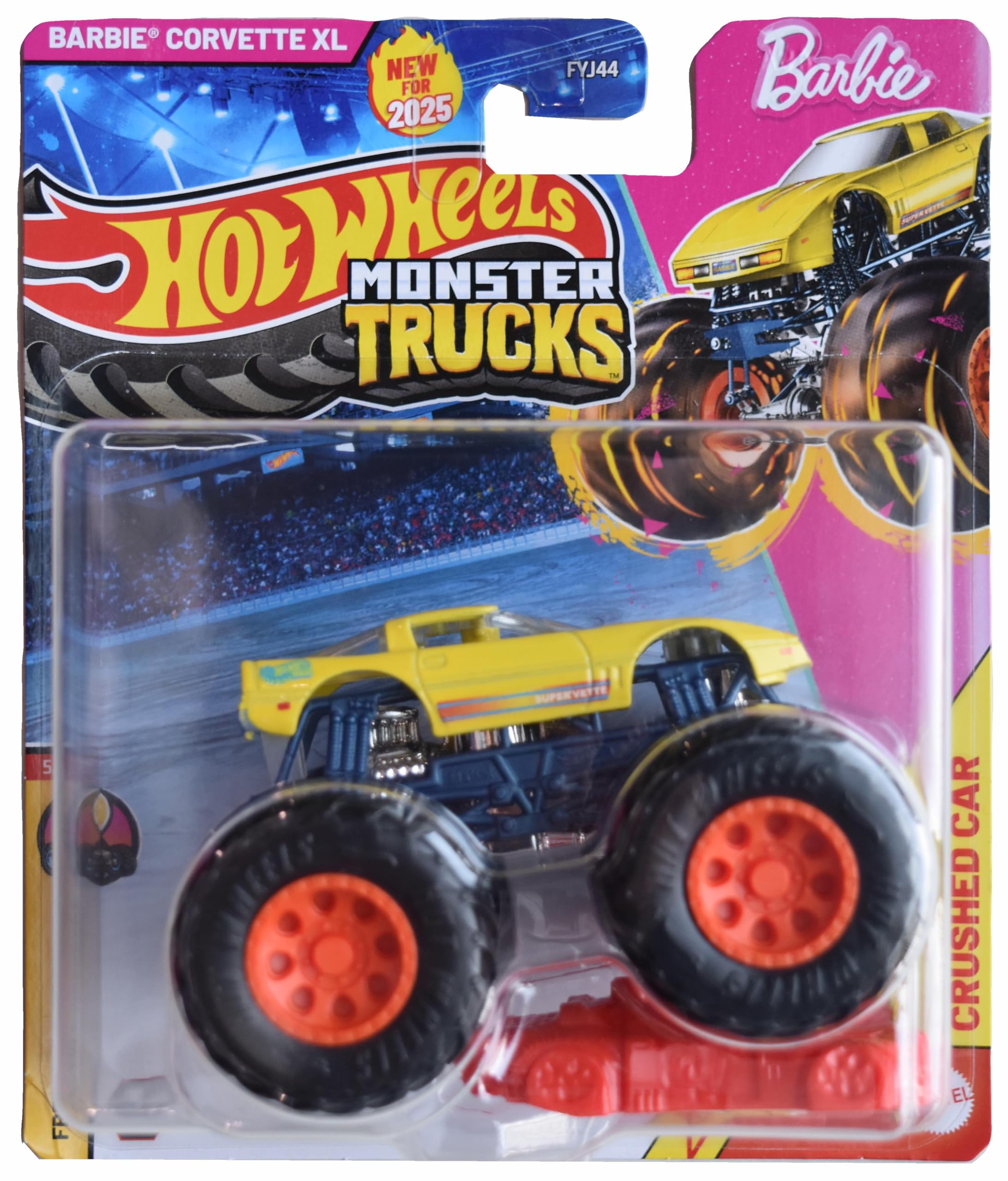 Amazon.com: Hot Wheels Monster Trucks Corvette XL, Includes