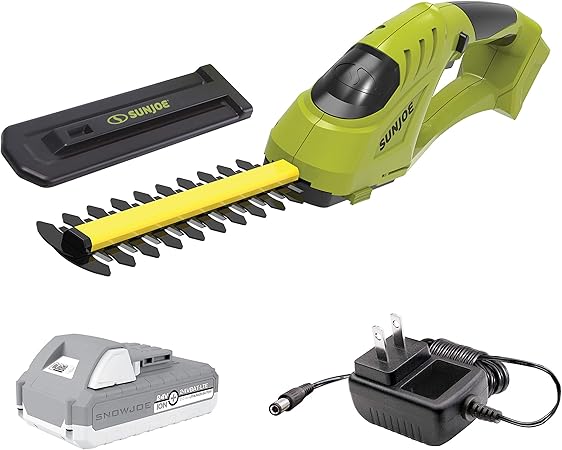 Review Sun Joe 24V-SSEG-LTE 24-Volt Cordless Handheld Shrubber + Trimmer, Kit (w/ 2.0 Ah Battery + Quick Charger), 12 x 4 x 4 inches Review Sun Joe 24V-SSEG-LTE 24-Volt Cordless Handheld Shrubber + Trimmer, Kit (w/ 2.0 Ah Battery + Quick Charger), 12 x 4 x 4 inches