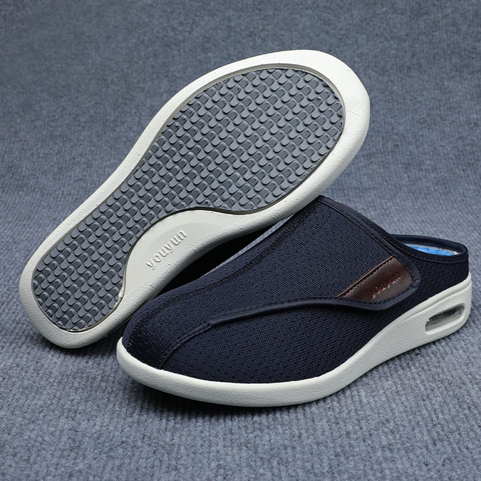 Damart Pantoffels met denim-effect Dames Blauw
