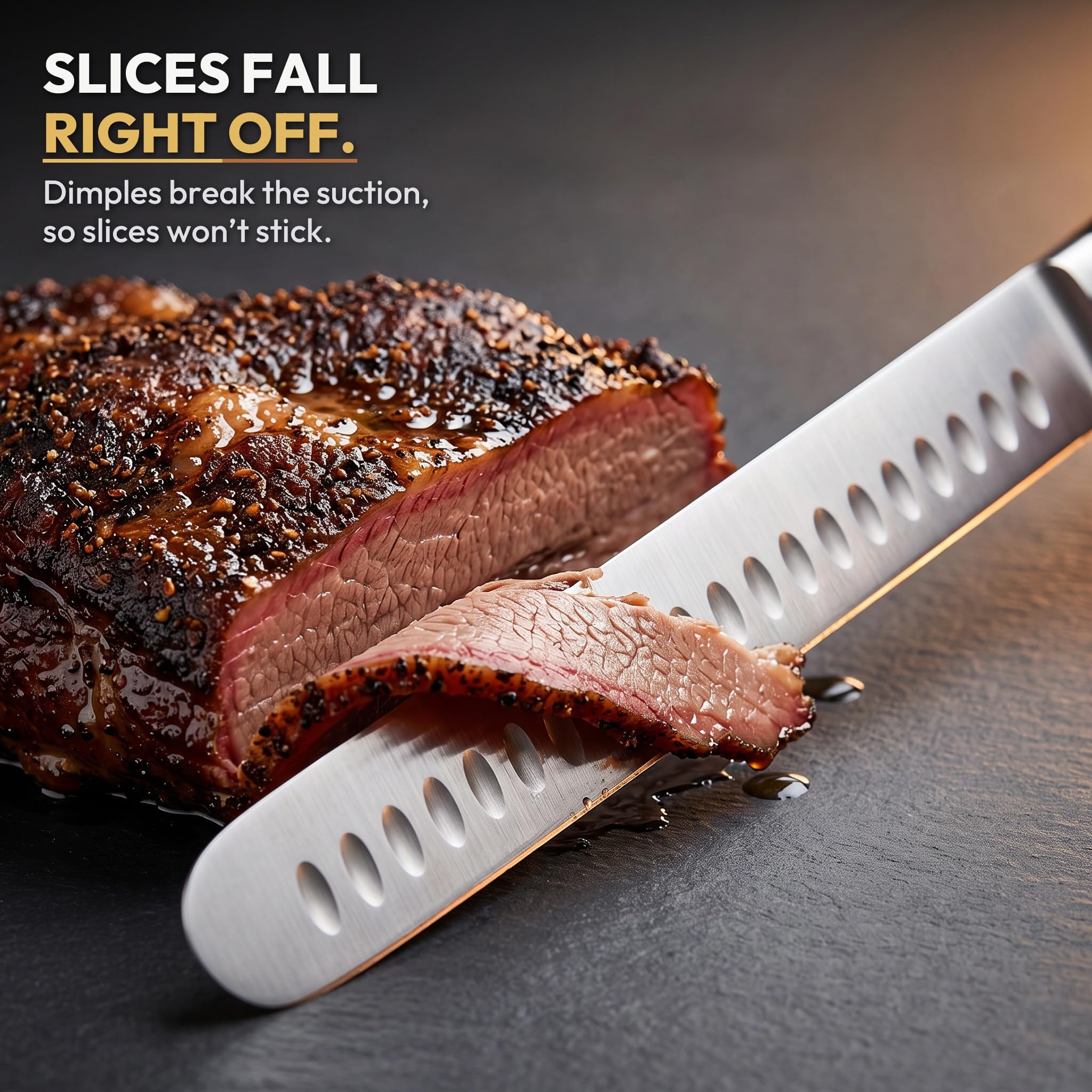 11-Inch Ultra Sharp Brisket Slicing and Carving Knife for Meat — Amazon image 4