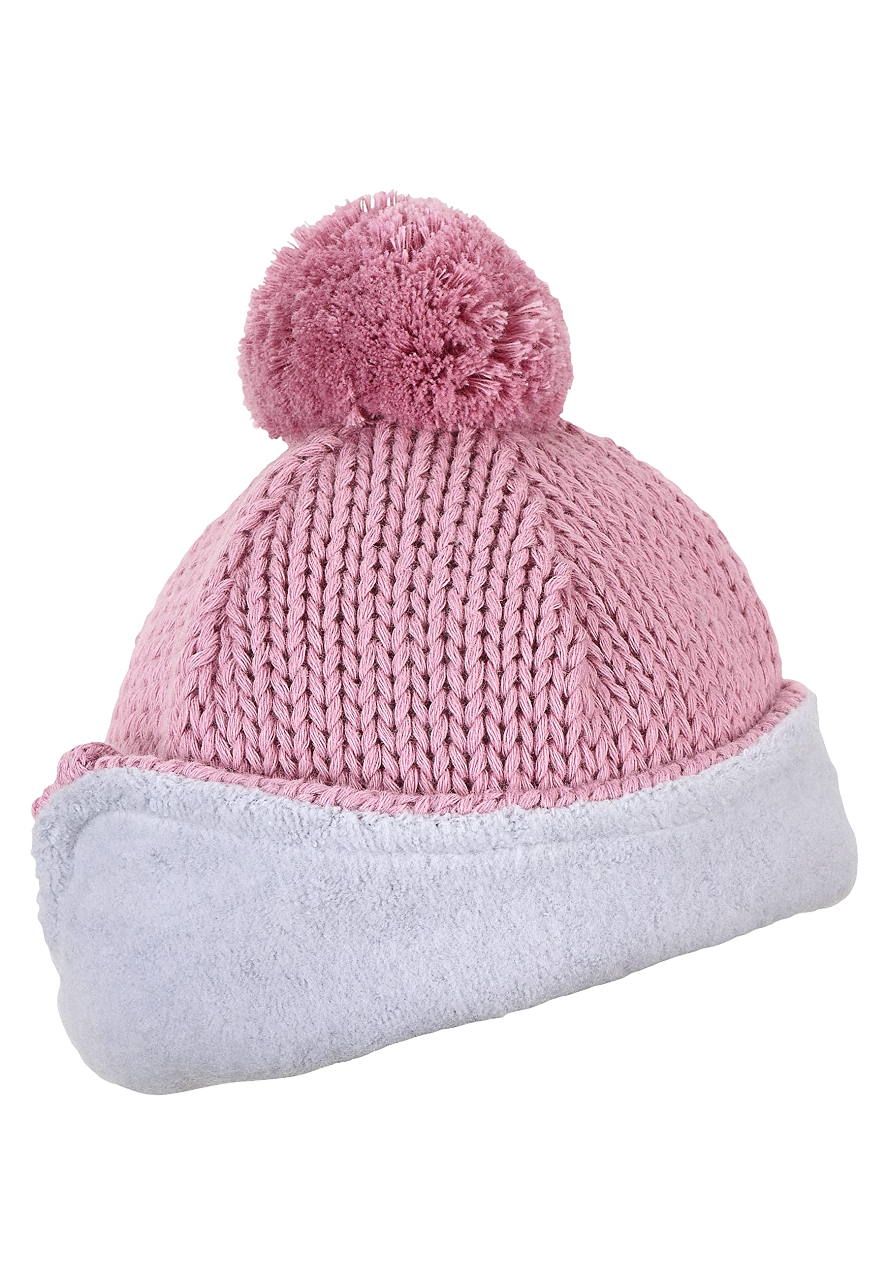 Sterntaler Baby Mädchen Strickmütze Baby Bommelmütze Strick mit Ohrenklappen