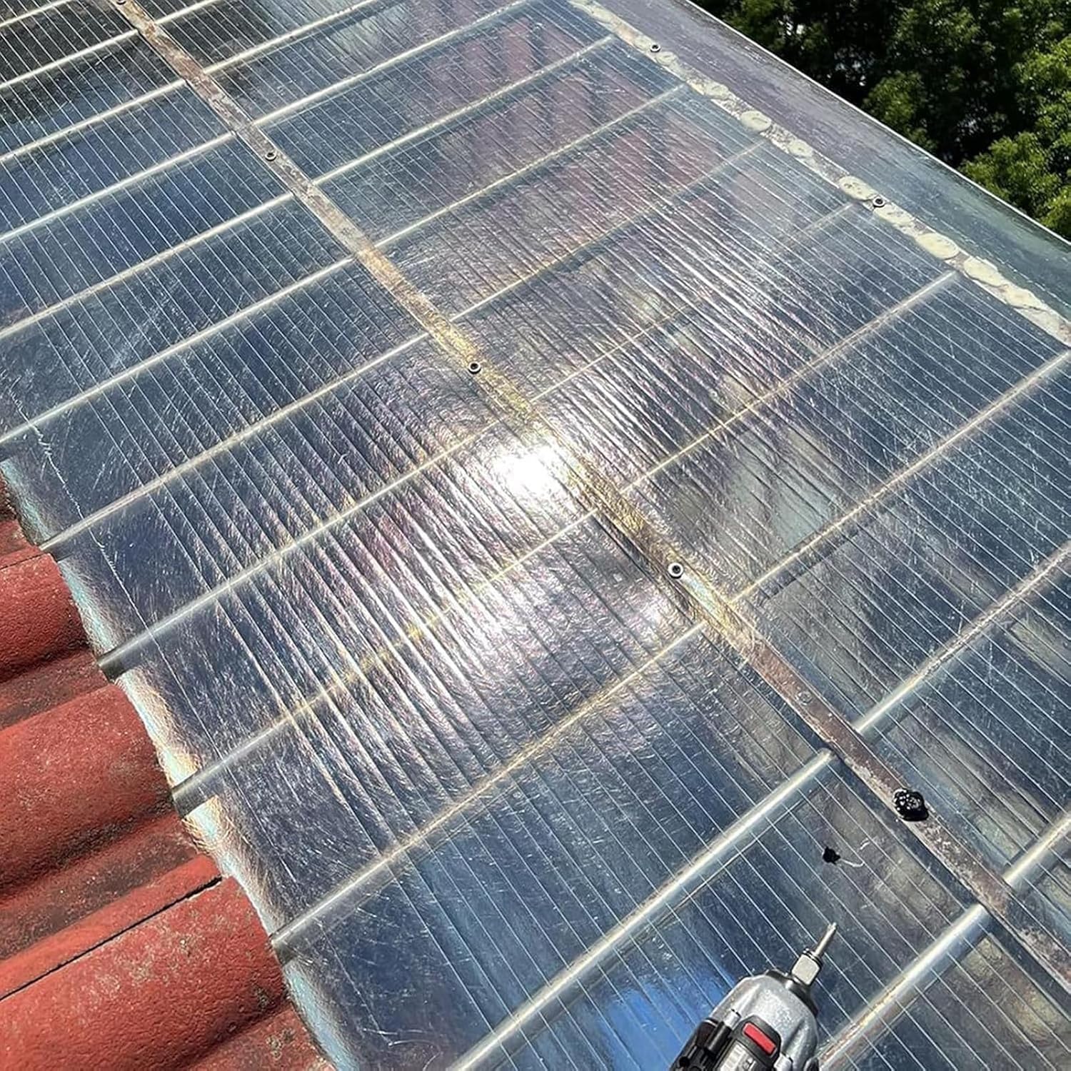 Panel de techo de 1,5 mm UVProtect Ilating impermeable para invernaderos Ga Roll (0,8x) resistente a la intemperie al aire libre