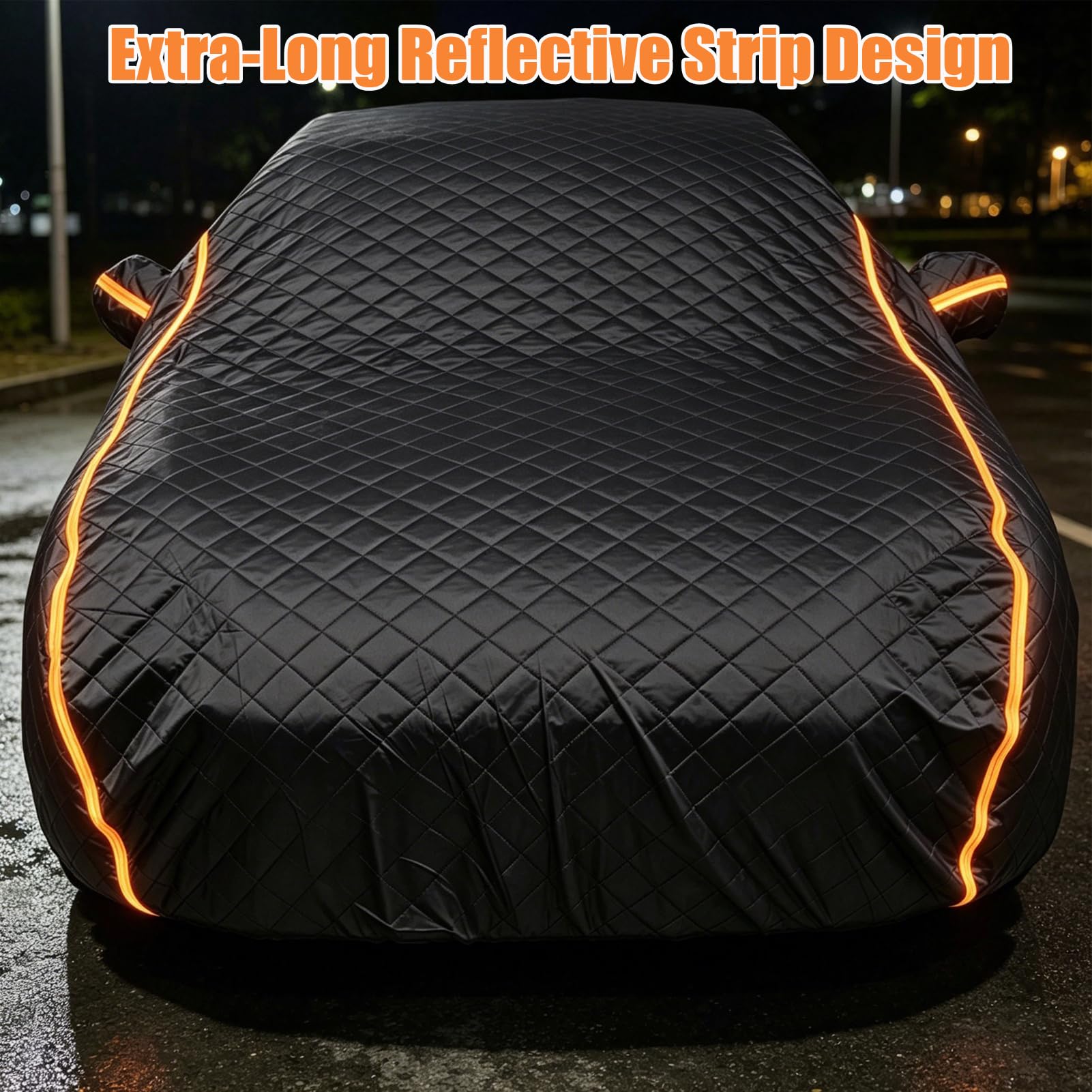 Funda Coche Exterior para DFSK E5 Plus 2024-2026,Cubierta Completa del Coche Antigranizo,Funda Lona Impermeable, antihojas, Resistente al Viento, al Polvo y a los arañazos