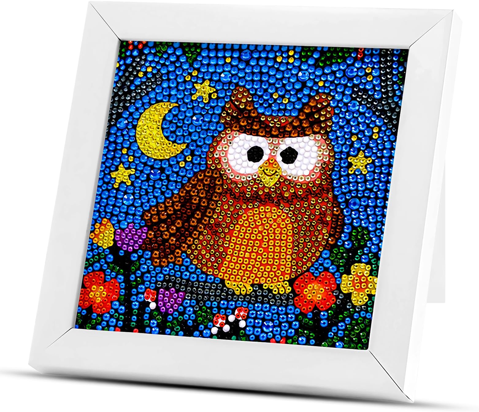 Sponsored Ad – Cute Diamond Painting Kits for Kids,7x7In Cartoon Diamond Art with Frame,Gems for Boys & Girls 7-12, Arts and Crafts with Pen, Arts & Crafts Tray,Painting Glue Clay for Kids (Owl)