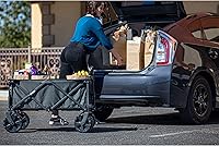 Vista 5 de Picnic Time Vagón Adventure con ruedas todo terreno, plegable, color negro/gris