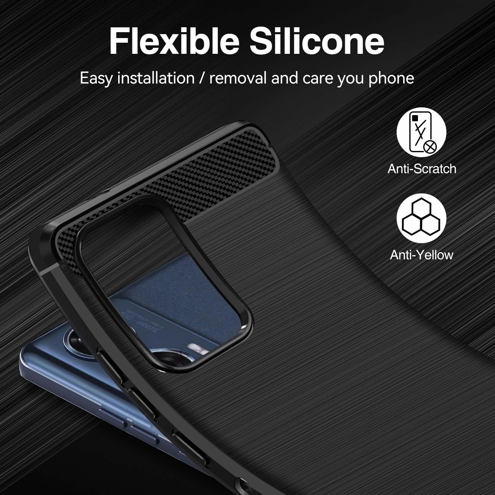 Custodia Per Motorola Moto Edge 50 Fusion - Cover Trasparente Antiurto, TPU Morbido, Protezione 360° - Foto 6