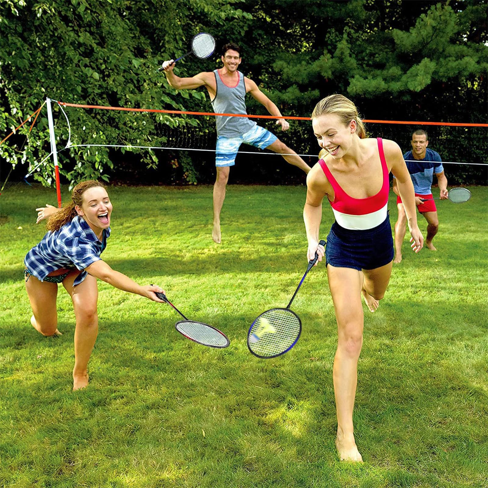 6 Pezzi Volano Badminton Antivento in Nylon Birdies Ideale per Principianti Famiglie e Professionisti Palline da Badminton con Grande Elasticità e Durata Badminton