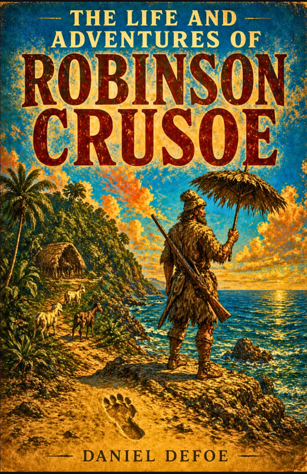 THE LIFE AND ADVENTURES OF ROBINSON CRUSOE