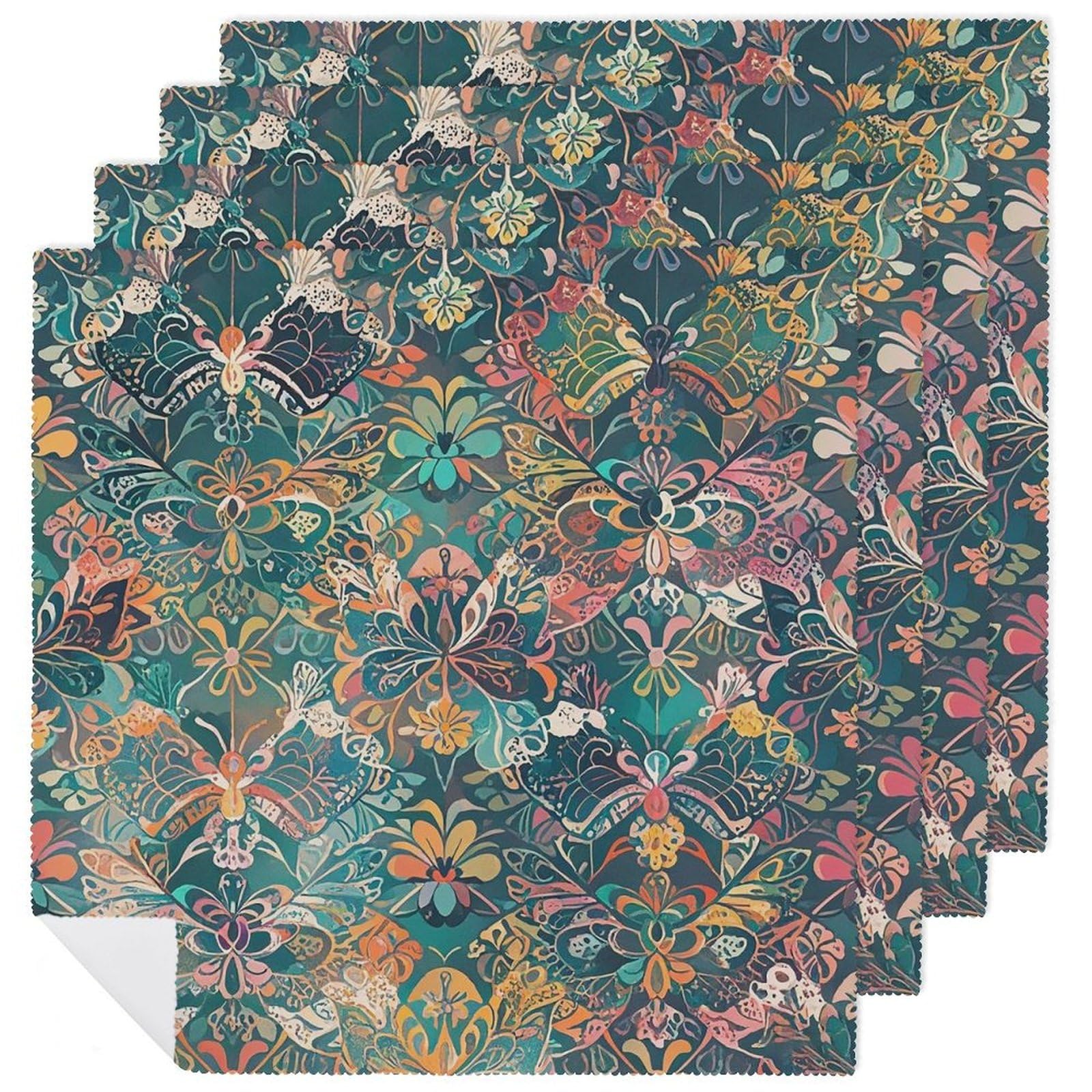 Serviettes en tissu lavables pour pendaison de crémaillère et repas de mariage chic