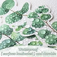 Vista 3 de Eucalyptus Die-Cut Border Trim Bulletin Board Classroom Bulletin Wall Decor Greenery Trim Border Tropical Leaves Greenery Wall Decoration Green