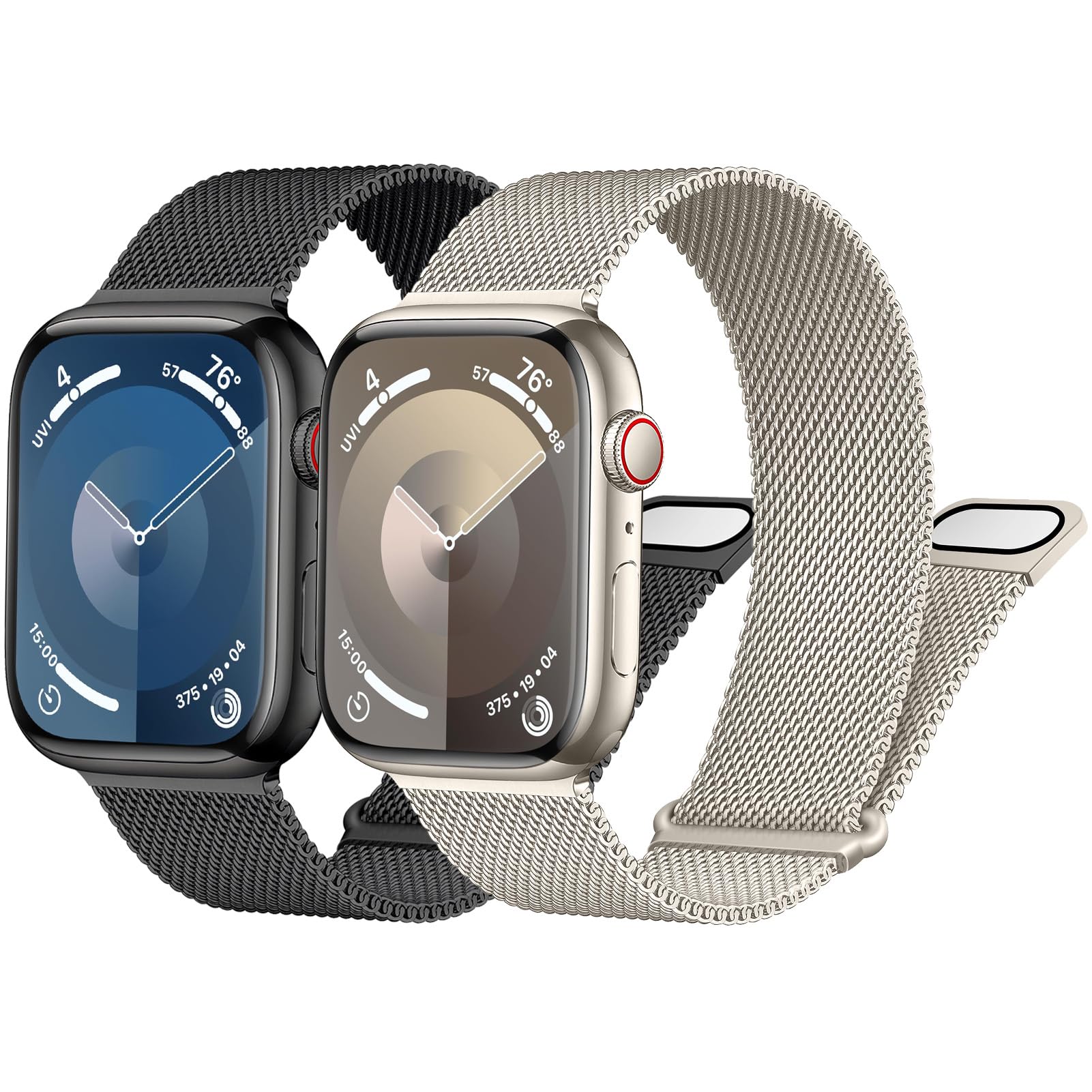 Milanese Loop Band for Apple Watch Band 40mm 44mm 41mm 45mm 42mm 46mm 49mm 38mm Metal Mesh Loop Strap Sport Wristband for iWatch SE 3/2nd/SE Series 11