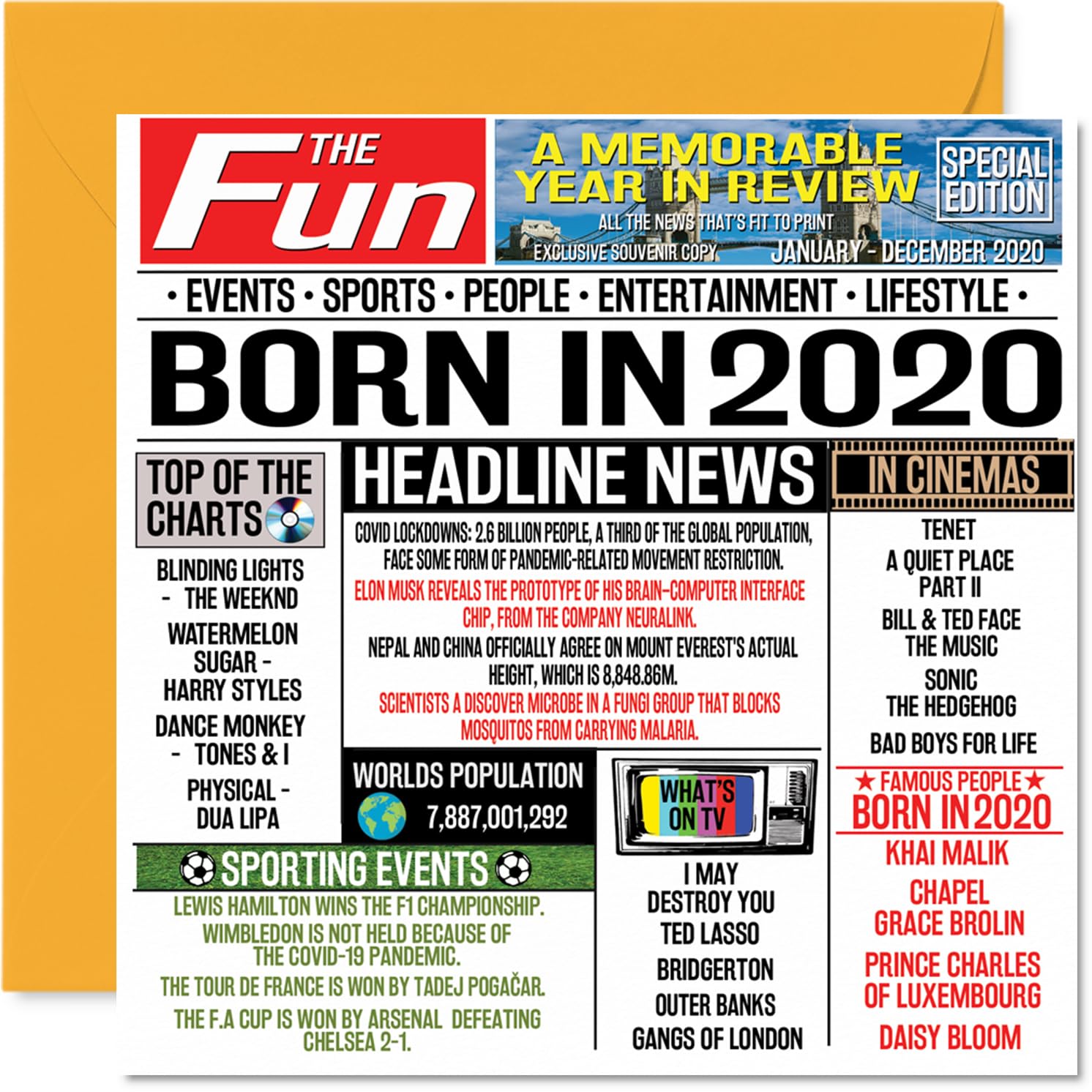 19th Birthday Cards for Men Women - Born In 2007 Newspaper - Happy 19 Birthday Card for Son Daughter Cousin Vintage Retro Back In 2007, 145mm Bday Greeting Cards — view 164