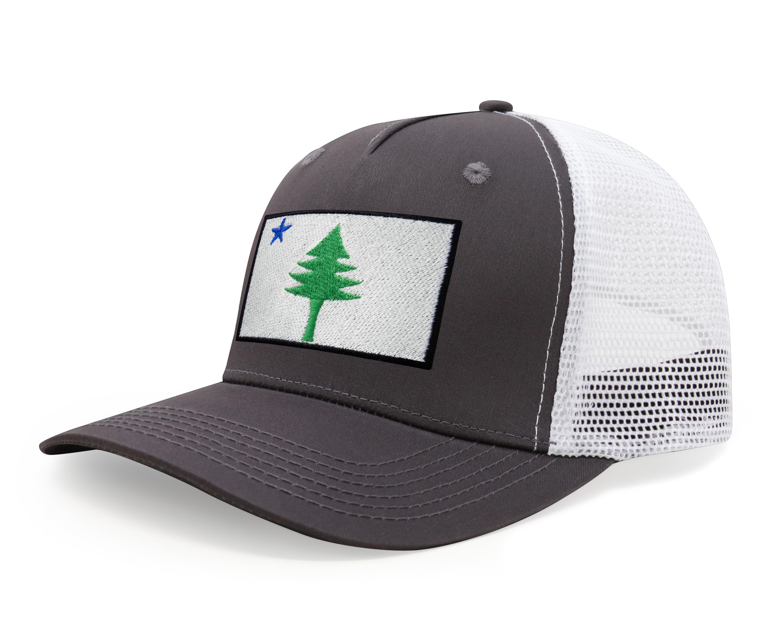 International Tie State Hat for Men and Women, Adjustable Snapback Trucker Baseball Cap with Embroidered Patch