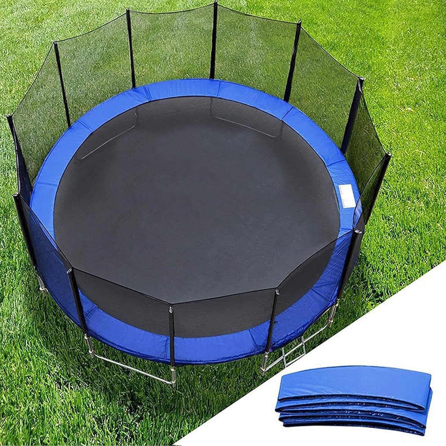 Imbottitura di sicurezza per trampolino da 3,6 m, protezione per bordo protettivo, tappetino di ricambio per trampolini rotondi, pezzi di ricambio essenziali per una maggiore protezione