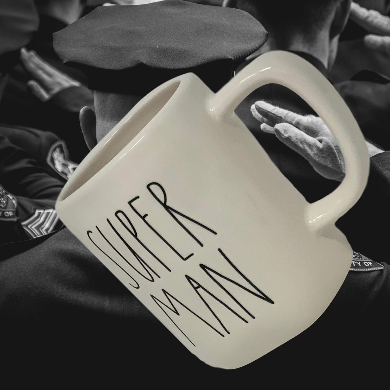 Black Friday Clearance RAE DUNN WHITE SUPERMAN MUG - ARTISAN COLLECTION BY MAGENTA - Large Contrasting LL Font Letters Spelling SUPERMAN - Makes A Great Gift For The Superman In Your Life Who Loves Morning Coffee/Tea 🔥 Flash Sale RAE DUNN WHITE SUPERMAN MUG - ARTISAN COLLECTION BY MAGENTA - Large Contrasting LL Font Letters Spelling SUPERMAN - Makes A Great Gift For The Superman In Your Life Who Loves Morning Coffee/Tea