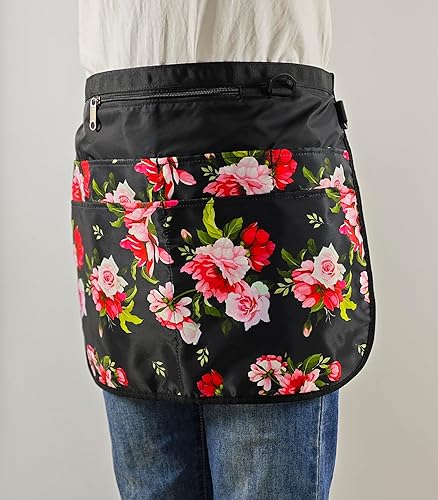 Miniatura 6 de Delantal de limpieza impermeable con 7 bolsillos, suministros de limpieza para el hogar, delantal de criada ligero y duradero