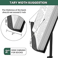 Vista 4 de GLEAM - Soporte para partituras de metal completo con bolsa de transporte, soporte para teléfono, carpeta para partituras y clip, soporte