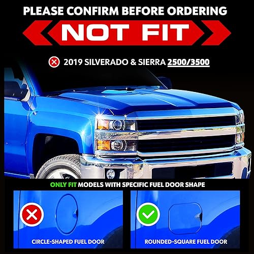Miniatura 3 de Tyger Auto Estribos elevadores de 6 pulgadas compatibles con Chevy Silverado GMC Sierra 1500 2019-2026 2020-2026 2500 3500HD Crew Cab TG-RS6C60248