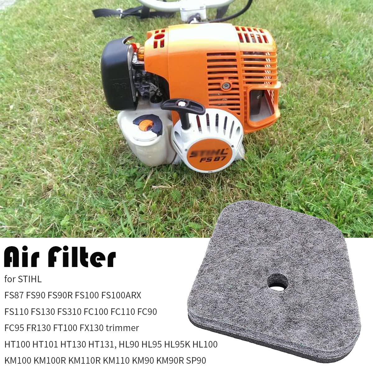 ZAMDOE Filtres à Air pour Stihl FS87 FS90 FS90R FS100 FS110 FS130 FS310 HL100 HL90 HL95 HT101 HT100 HT130 HT131 Taille-Bordures, Remplace