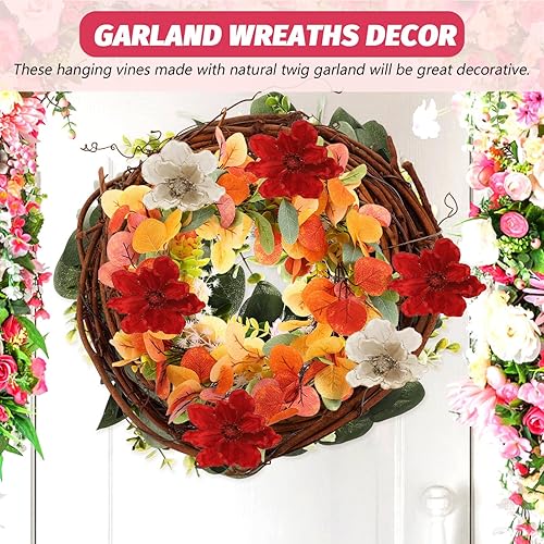 Miniatura 2 de Guirnalda de ramitas de vid natural, guirnalda de Navidad, manualidades, colgante, boda, fiesta, decoración del hogar