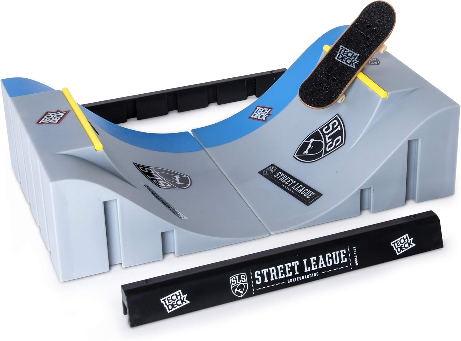 TECH DECK - SLS Pro Series Skate Park – Quarter Pipes with Gap and Signature Pro Board
