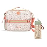 Kids Prints Lunch Bag Set With Water Bottle (Geo Speckle)