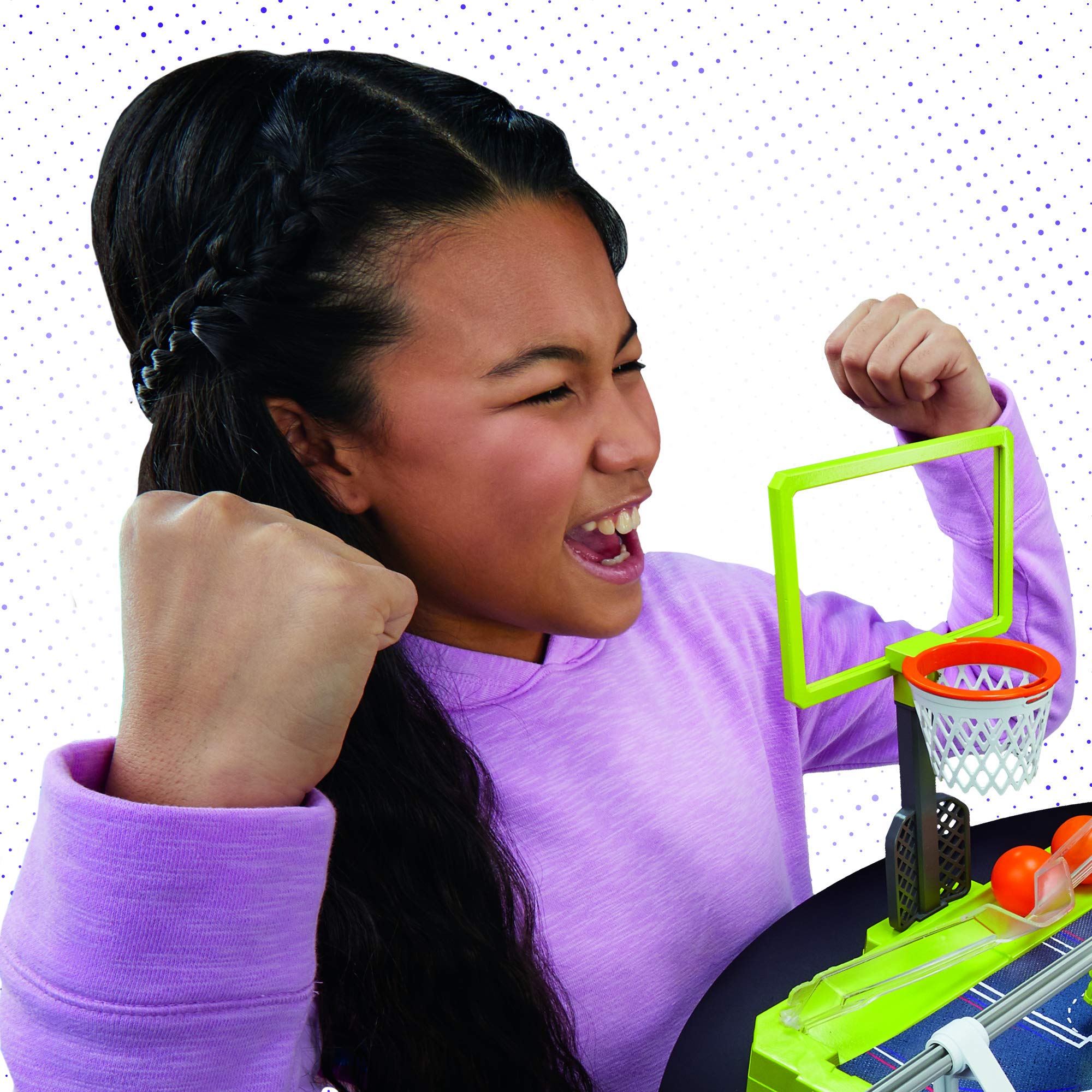 Hasbro Foosketball Game, The Foosball Plus Basketball Shoot and Score, gioco da tavolo non cercato per bambini dagli 8 anni in su, per 2 giocatori, versione inglese e francese
