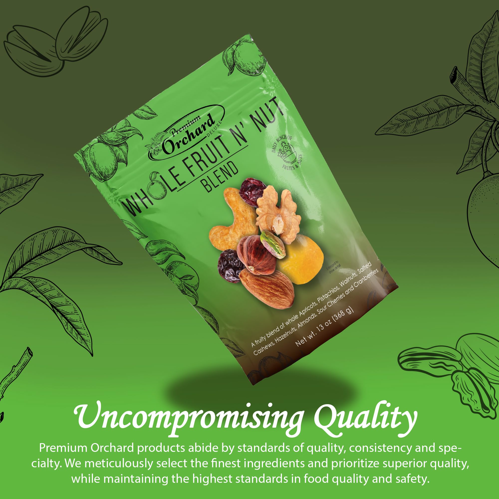 Amazon.com: PREMIUM ORCHARD Whole Fruit N' Nut Blend - Deluxe