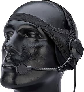 Evike - Matrix Tactical Headset w/Headband (Color: Black) - Evike