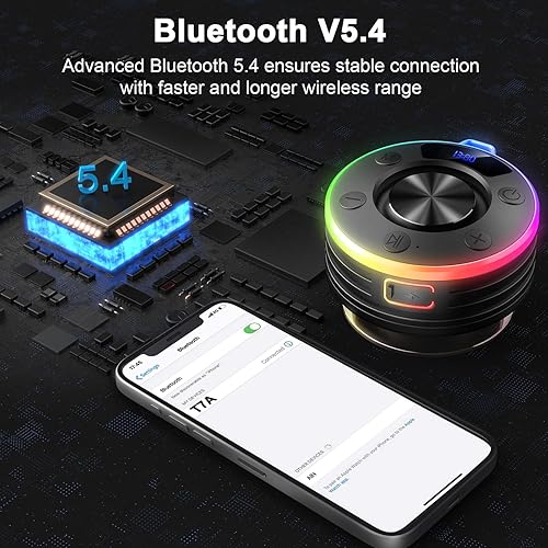 Miniatura 7 de Altavoz Bluetooth portátil impermeable, sonido fuerte de 24 W, graves profundos, Bluetooth