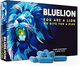 BLUELION® - 15 BLUE PICKS | Supplement for Men | Strength, Energy, Endurance, for Maximum Performance | Complex 13 Fast-Acting & Powerful Actives, Maca, Taurine, Tribulus Terrestris