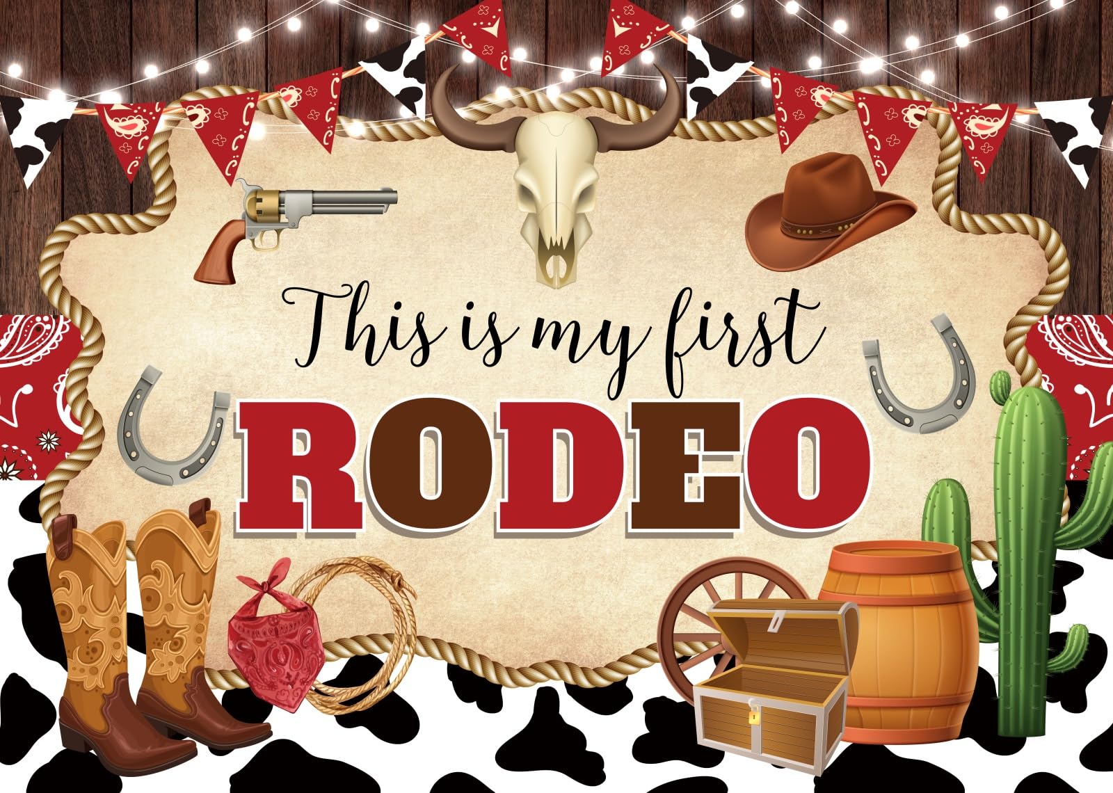4.5x3m Il mio primo sfondo per festa di rodeo,tema cowboy e cowgirl occidentali,decorazioni per la festa del primo compleanno,sfondo per fotografia country occidentale,cabina fotografica