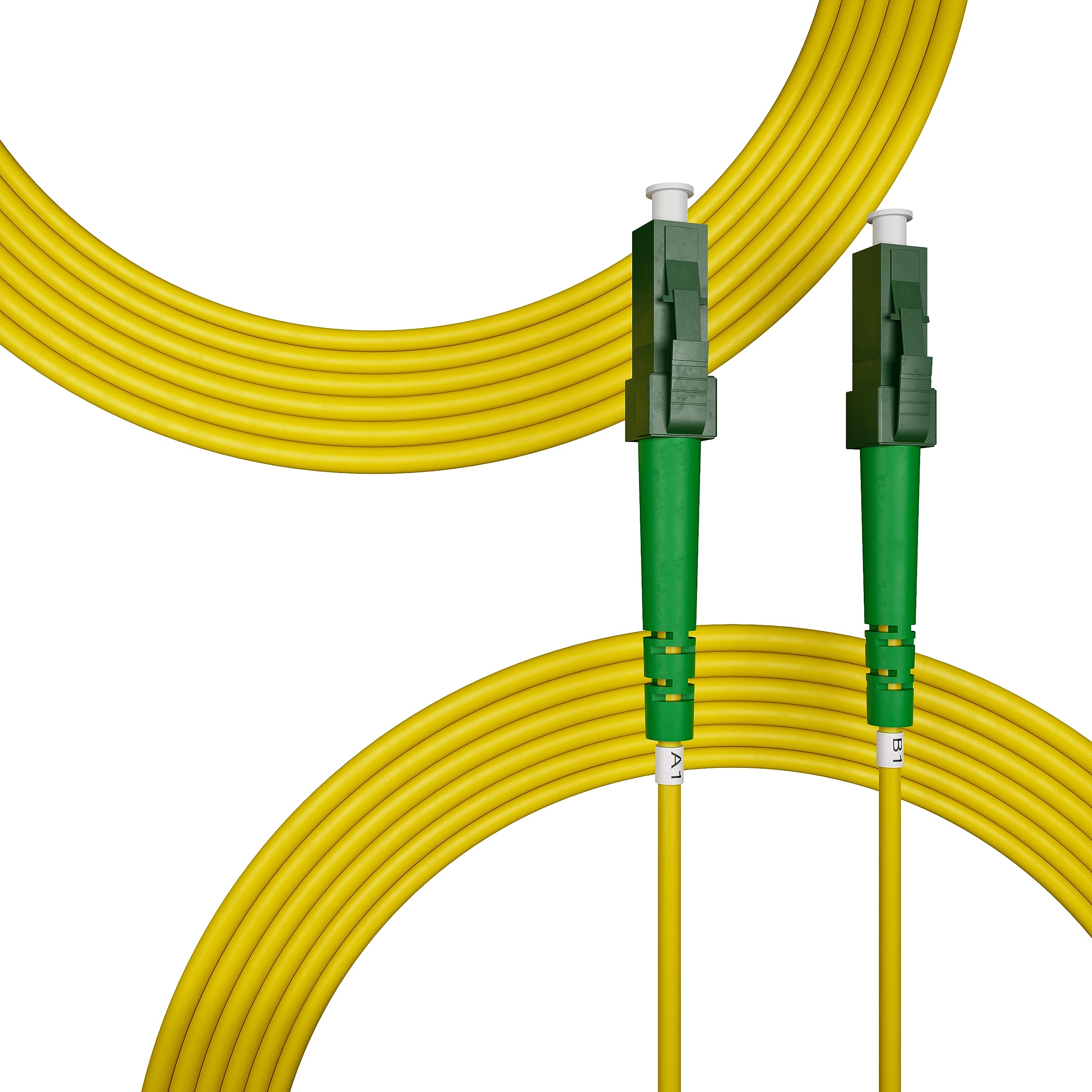OS2 kabel światłowodowy LC/APC na LC/APC (20 m) | Simplex Singlemode FTTH światłowodowy kabel światłowodowy LC/LC