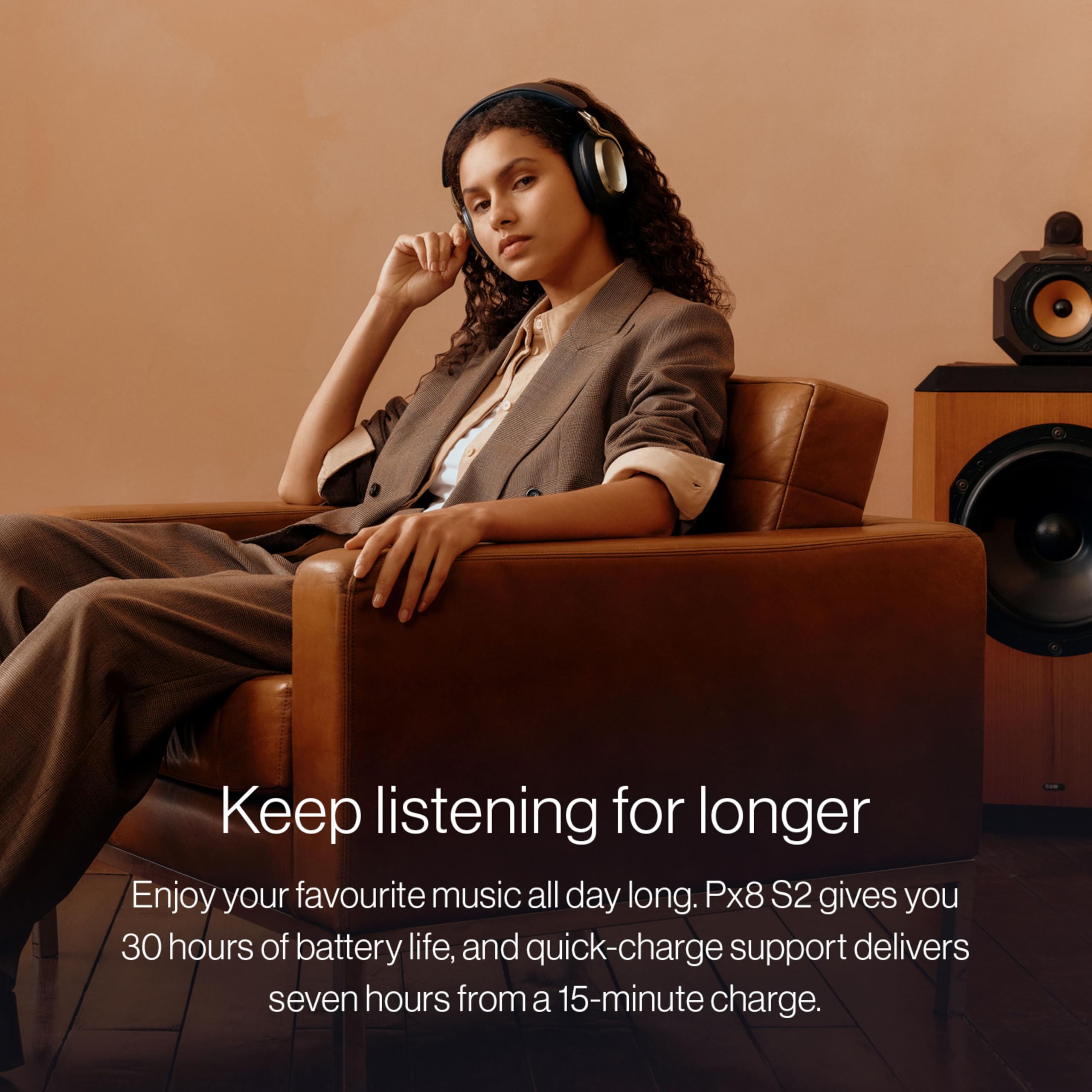 Bowers & Wilkins Px8 S2 Kabellose Noise-Cancelling Kopfhörer mit Bluetooth – Bild 5