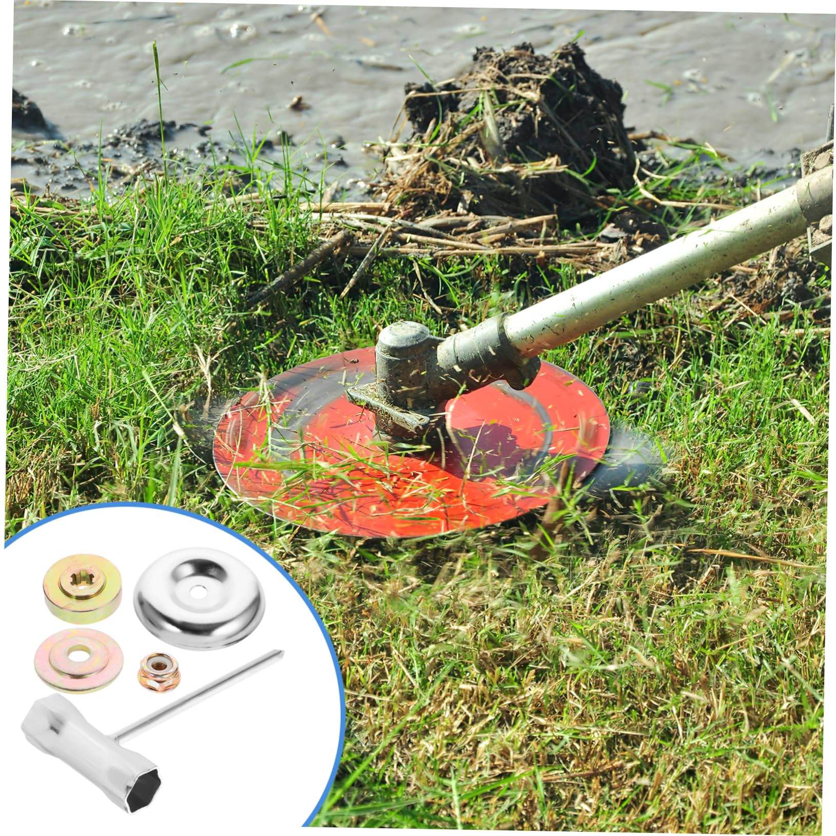 SUPVOX 4juegos De Desbrozadora De Accesorios De Cortacésped para Campos De Agua y Secos Resistentes y Fáciles De Instalar De y