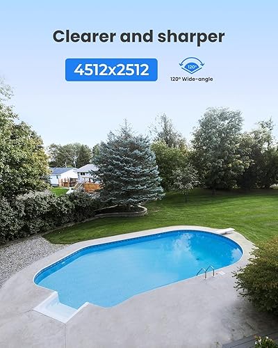 Miniatura 2 de REOLINK Cámara IP PoE de 12MP para exteriores, cámara de seguridad domo gran angular de 97 para vigilancia doméstica, detección de seres