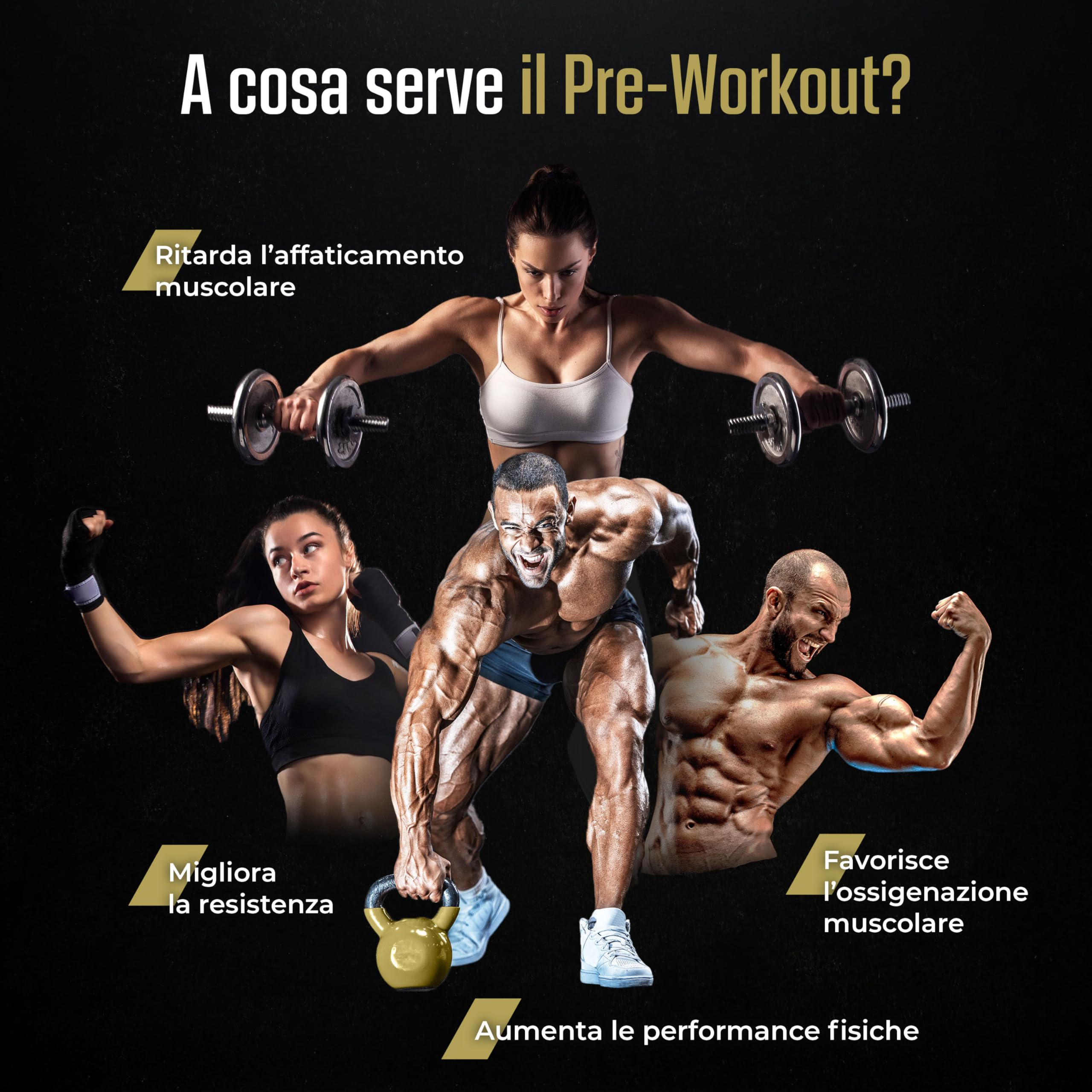 Pre Workout Potente | Integratore Pre-Allenamento Boost di Energia | AAKG, Beta Alanina, Caffeina, Citrullina, Taurina, Tirosina | Vitamine B3, B6, B12 | 510g | Gusto Frutti Rossi | Nutrimea