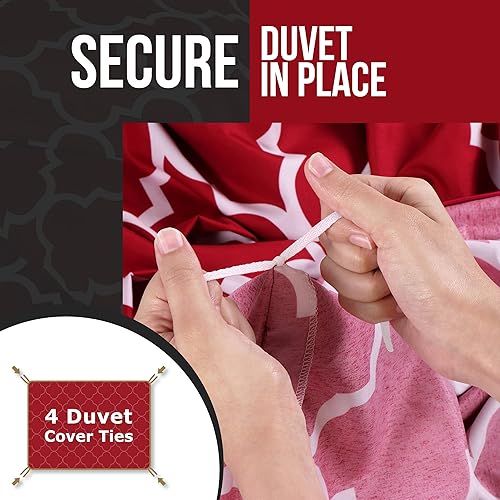 Miniatura 4 de Utopia Bedding - Juego de funda para edredón de 3 piezas