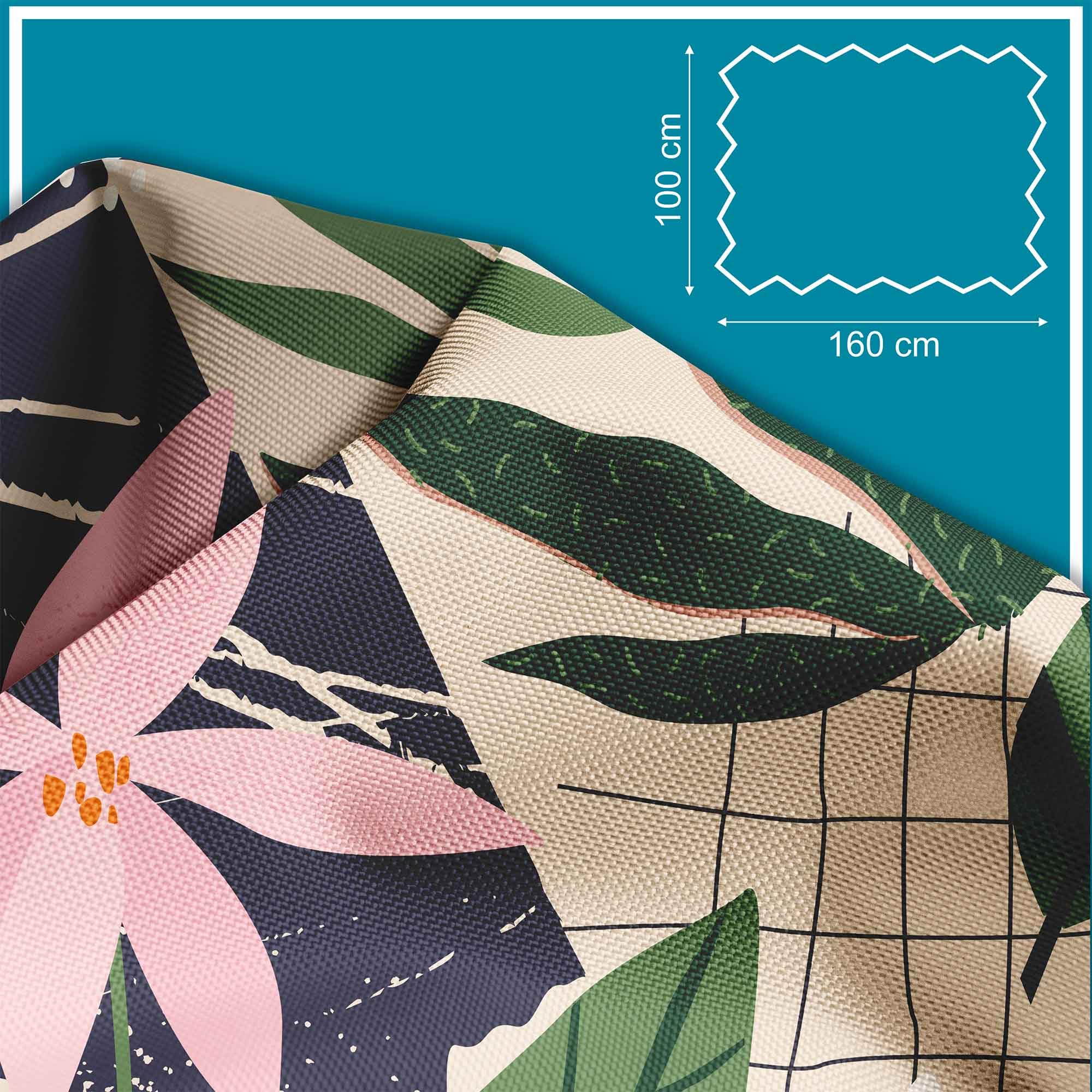 DreamRoots Tessuto Impermeabile al metro 160 cm, 220 g/m² 600D, Stoffa
