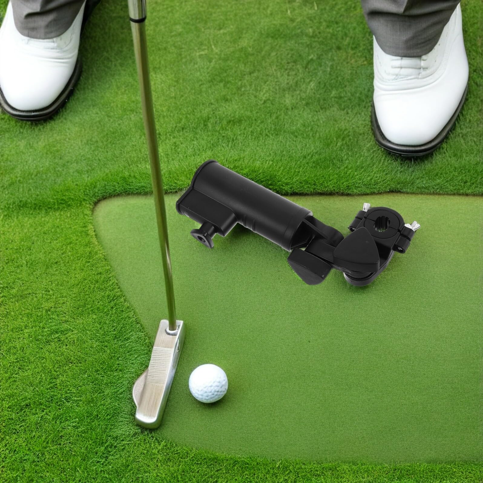 2 Stück Pack Schirmhalter für Golftrolleys Universelle Kunststoff Schirmklemme mit Robuster Befestigung Wetterfester Schirmständer für Golfzubehör bei Turnieren und Täglichen