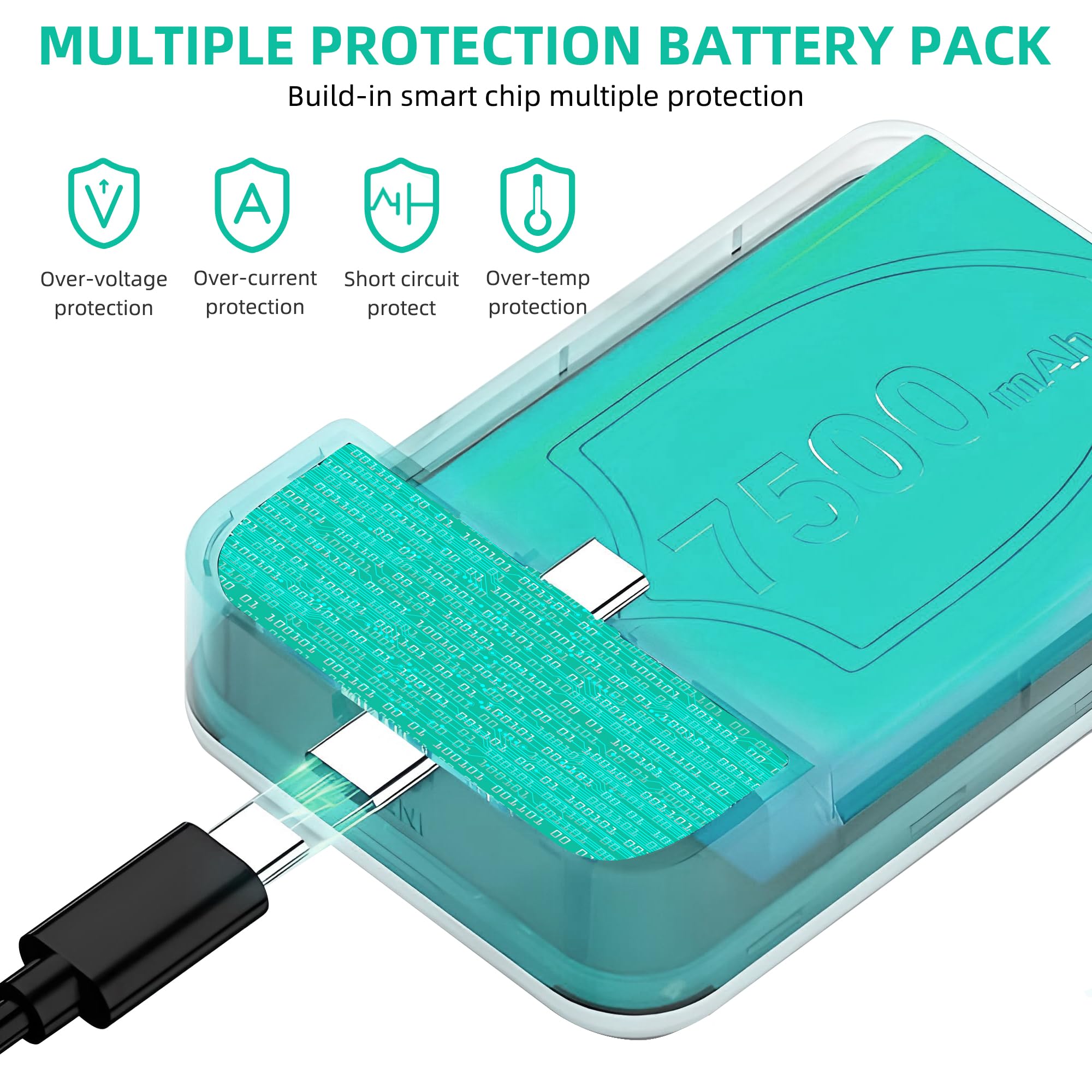 Amazon.co.jp: 15000mAh充電式バッテリーパックと充電ドック、Meta