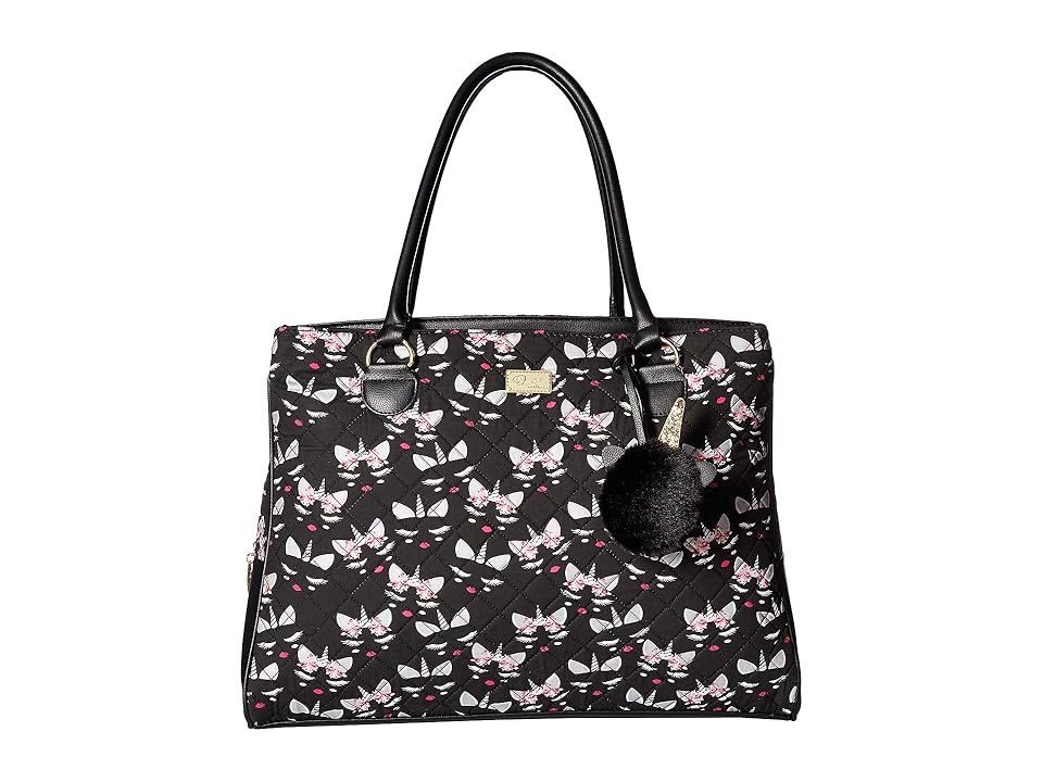 

Luv Betsey Rumi Weekender (Black) Handbags