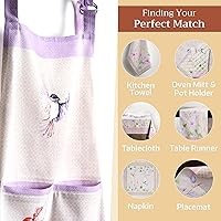 Vista 315 de Maison d' Hermine Delantal 100% de algodón para mujeres con bolsillo de cocina delantal de chef para hombres, decoración de Pascua