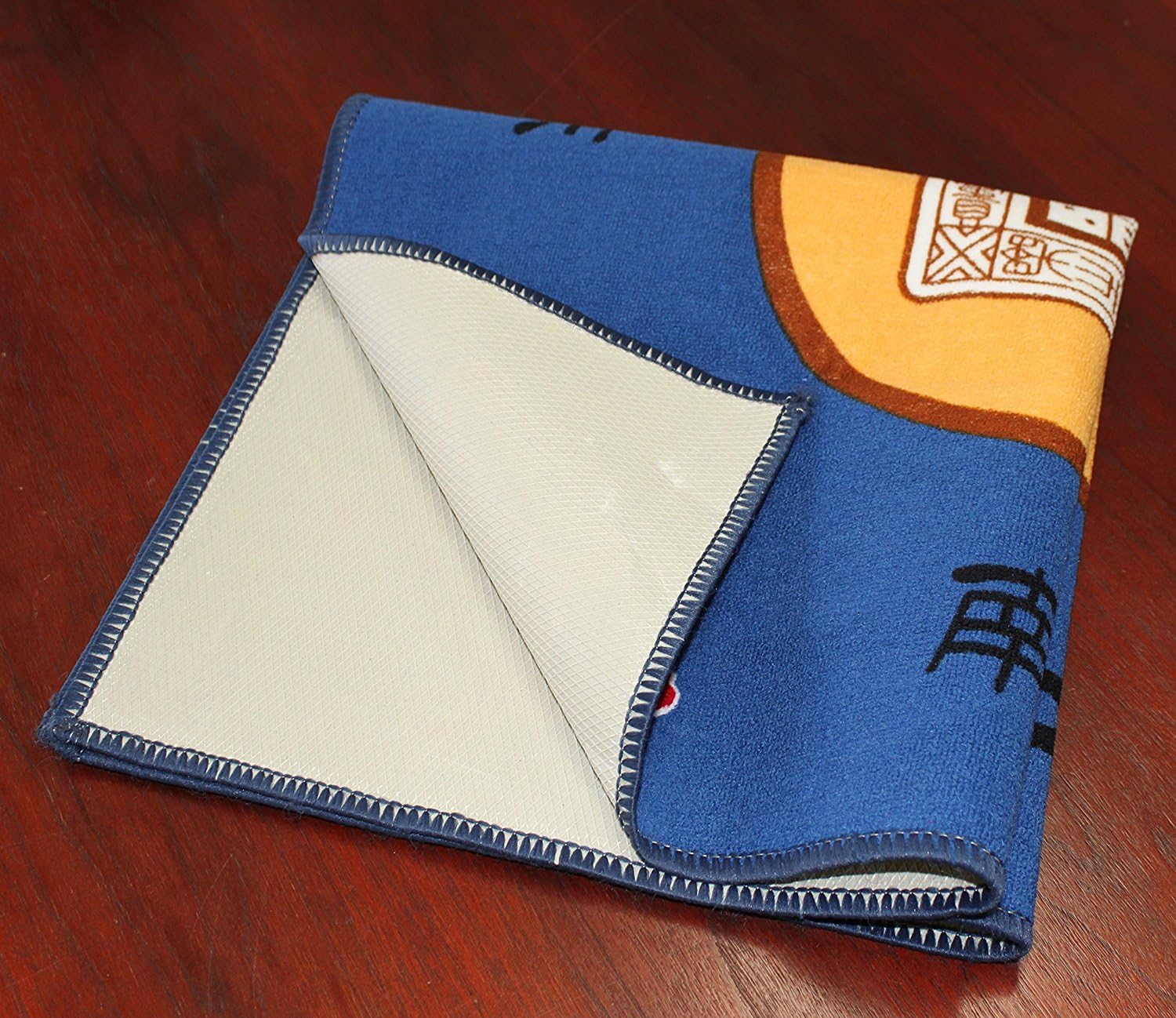 Birsppy We Pay Your Sales Tax Free Tabletop Cover + 166 Tiles Black Bag with Blue Stitiches American Mahjong Set