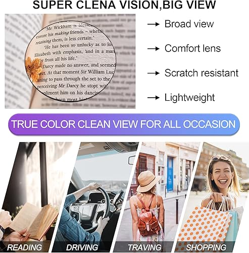 Miniatura 3 de OCCI CHIARI Gafas de lectura para hombres y mujeres, calidad para lectores 1.0 1.25 1.5 1.75 2.0 2.25 2.5 2.75 3.0 3.5 4.0 5.0 6.0