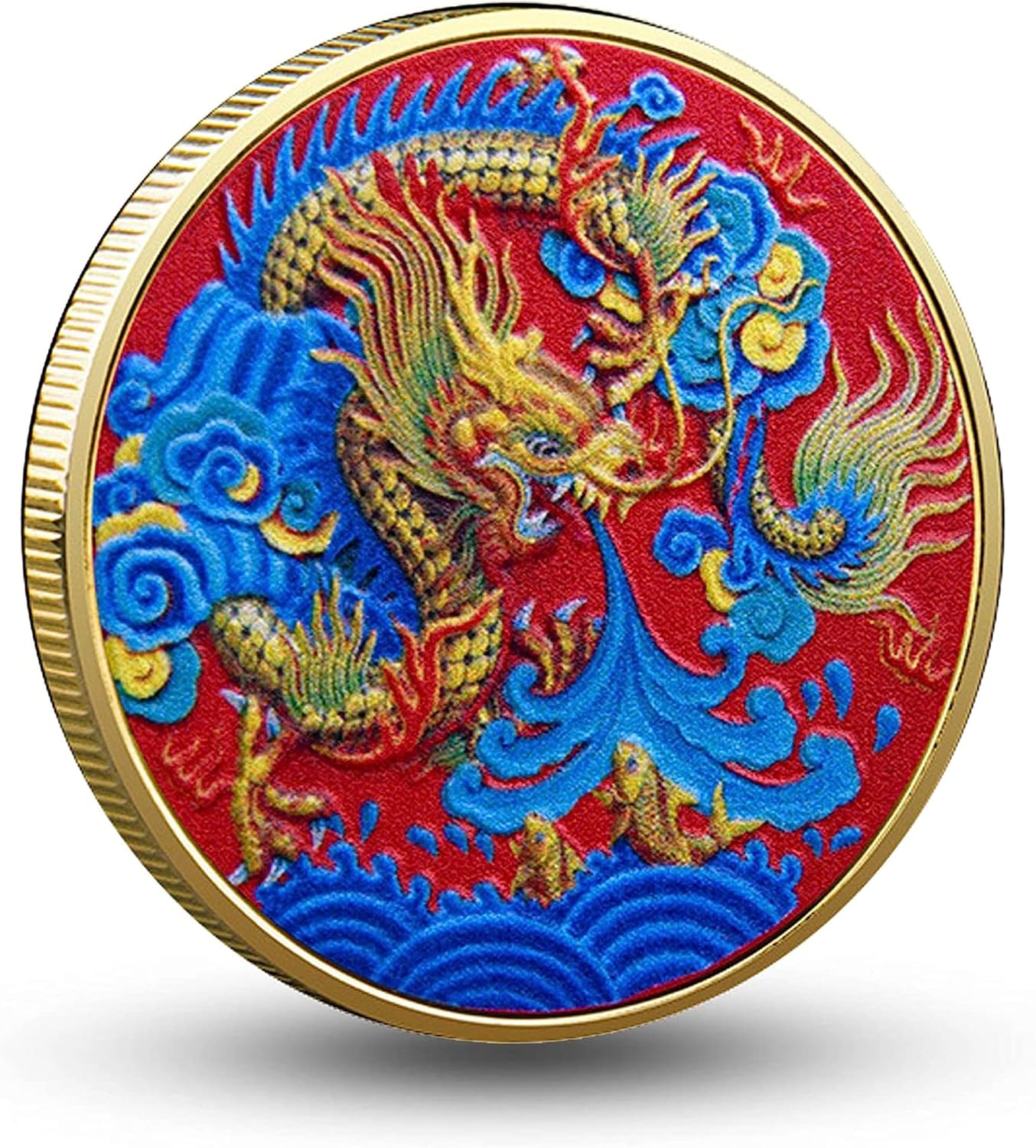 Amazon Colorful Chinese Dragon And Zodiac Lucky Coin For Lottery amazon-colorful-chinese-dragon-and-zodiac-lucky-coin-for-lottery