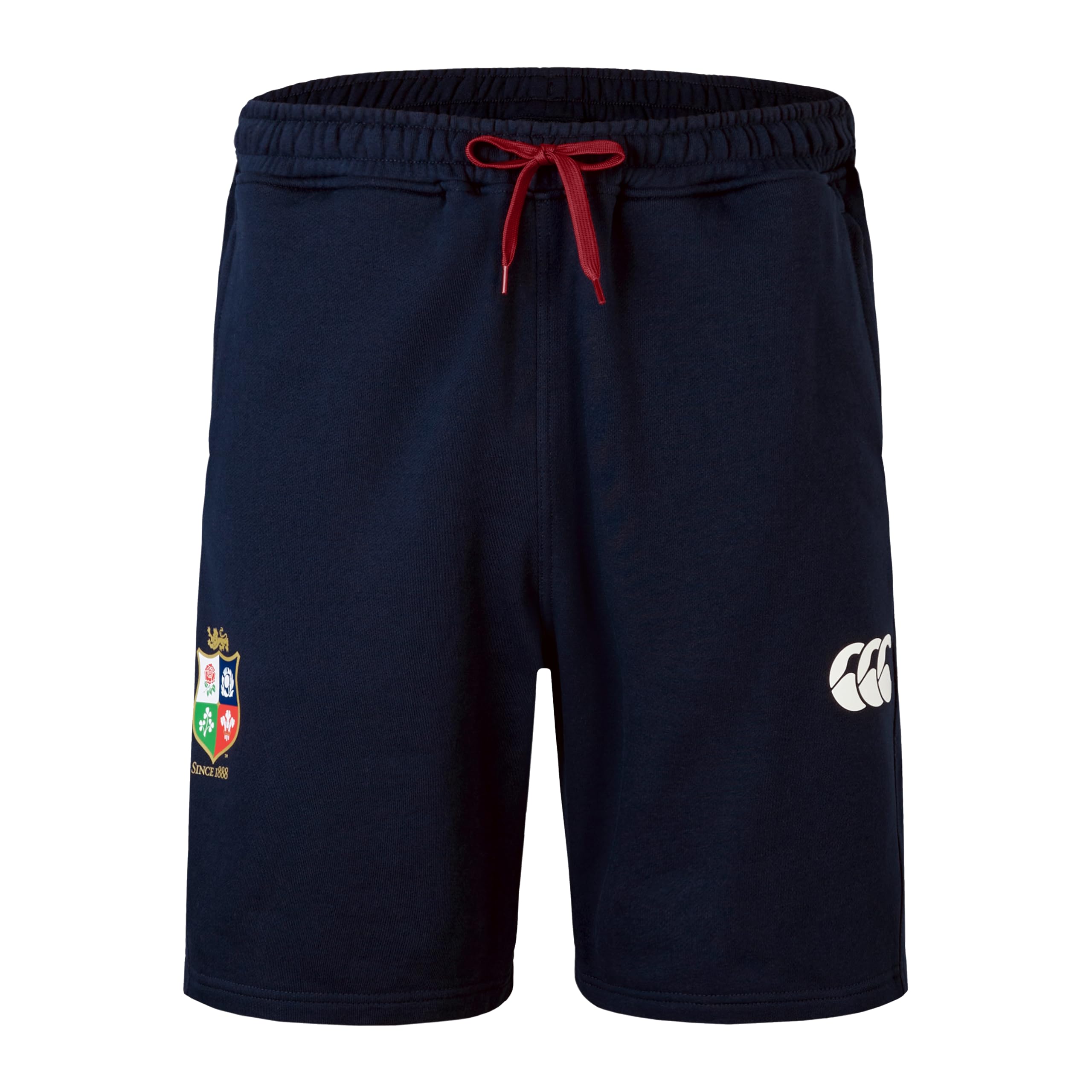 Canterbury Men's British & Irish Lions Canterbury Fleece Rugby Shorts | Heavyweight Fabric | Official British & Irish Lions Licensed Product Leisure Shorts, Dark Sapphire, 2XL