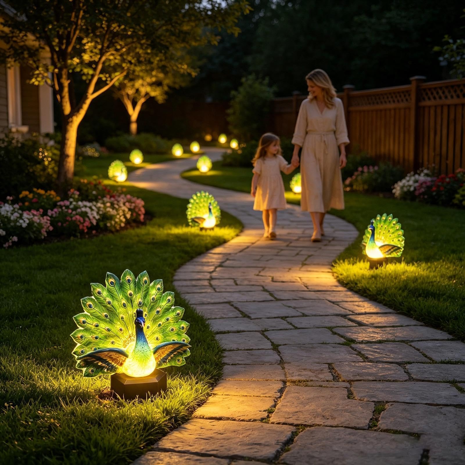 Decorazioni a Forma di da Giardino Decorativo Solare Impermeabile